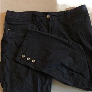Chico’s Casual Capri Pants, Black, Size 1.5 (10M)